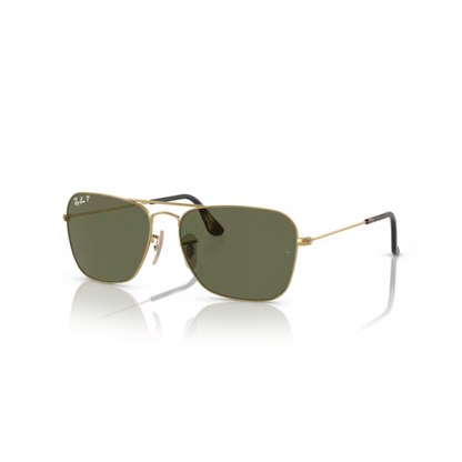 Ray-Ban RB3136I Caravan unisex metal sunglasses with iconic geometric square frame and premium designer styling.