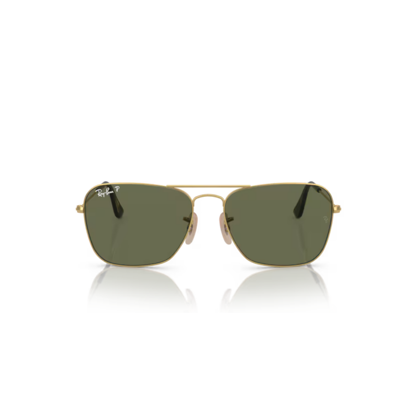 Ray-Ban RB3136I Caravan unisex metal sunglasses with iconic geometric square frame and premium designer styling./58