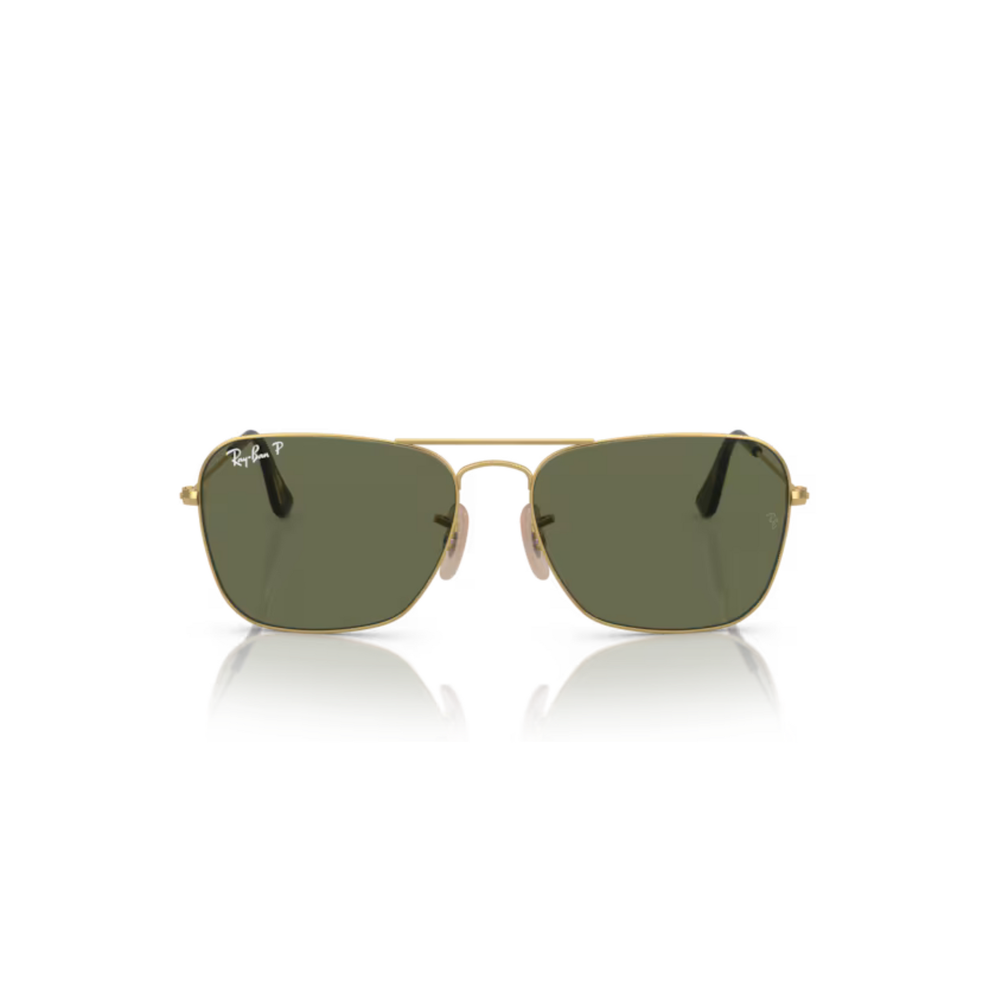 Ray-Ban RB3136I Caravan unisex metal sunglasses with iconic geometric square frame and premium designer styling./58