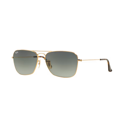 Ray-Ban RB3136I Caravan unisex metal sunglasses with iconic geometric square frame and premium designer styling.