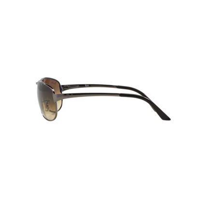 Ray-Ban RB3342I unisex rectangle metal sunglasses with lightweight full-rim design and UV-protective lenses.