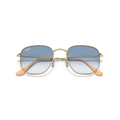 Ray-Ban RB3548 Hexagonal Metal Sunglasses Front View