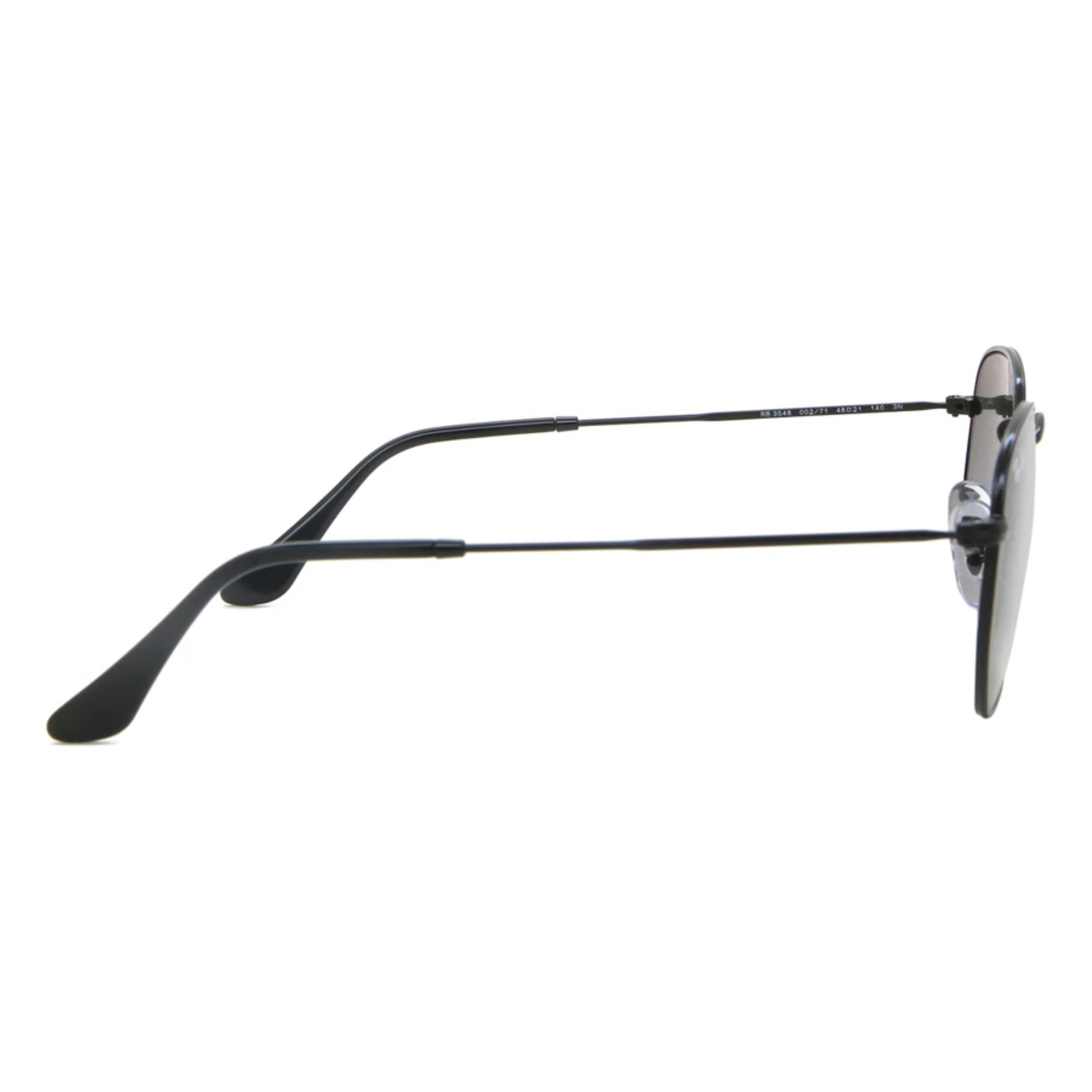 Ray-Ban RB3548 hexagonal unisex metal sunglasses with full-rim design and UV-protective lenses.