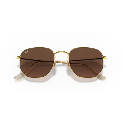 Ray-Ban RB3548N Hexagonal Metal Sunglasses Front View