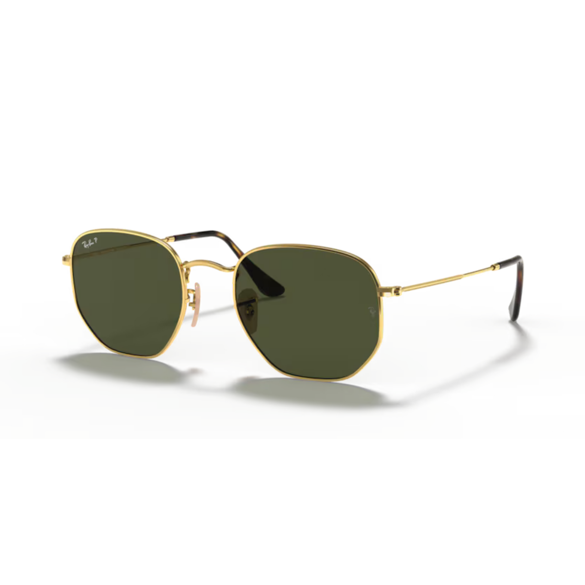 Ray-Ban RB3548N Hexagonal Metal Sunglasses Angle View