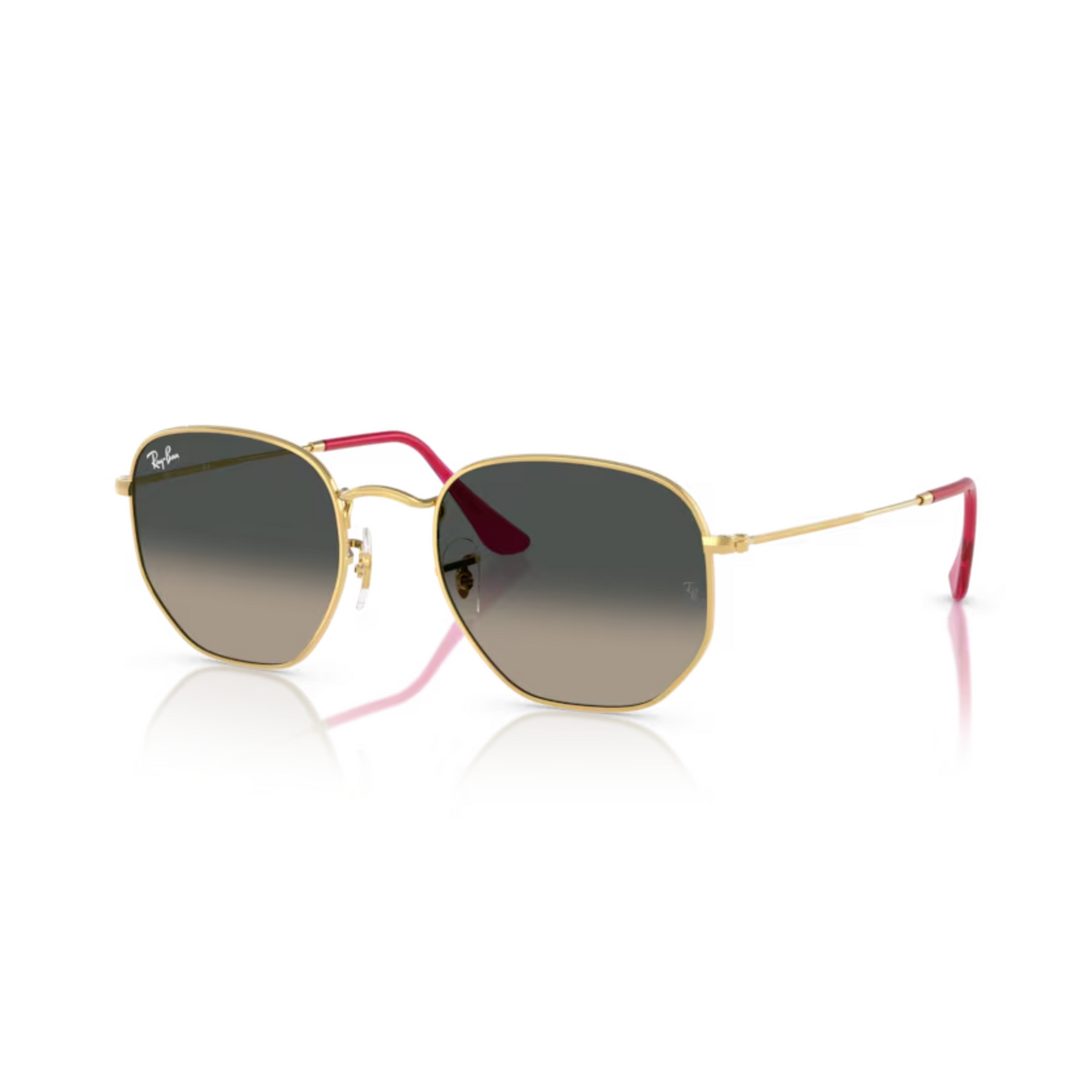 Ray-Ban RB3548N Hexagonal Metal Sunglasses Angle View