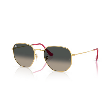 Ray-Ban RB3548N Hexagonal Metal Sunglasses Angle View