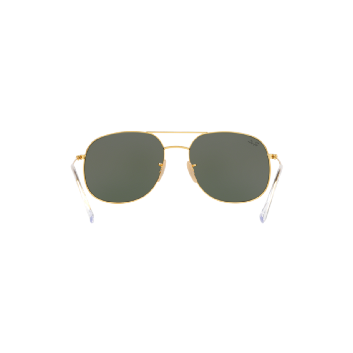 Ray-Ban RB3599I 001/31 unisex metal square sunglasses hinge detail