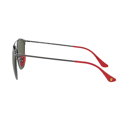 Ray-Ban RB3601M unisex square metal sunglasses with lightweight full-rim design and premium UV-protective lenses.