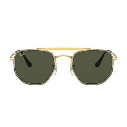 Ray-Ban RB3648M unisex hexagon metal sunglasses with full-rim construction and iconic designer styling.