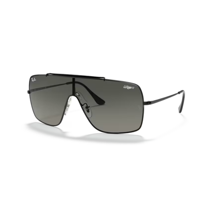Ray-Ban RB3697 Wings II unisex square metal sunglasses front view