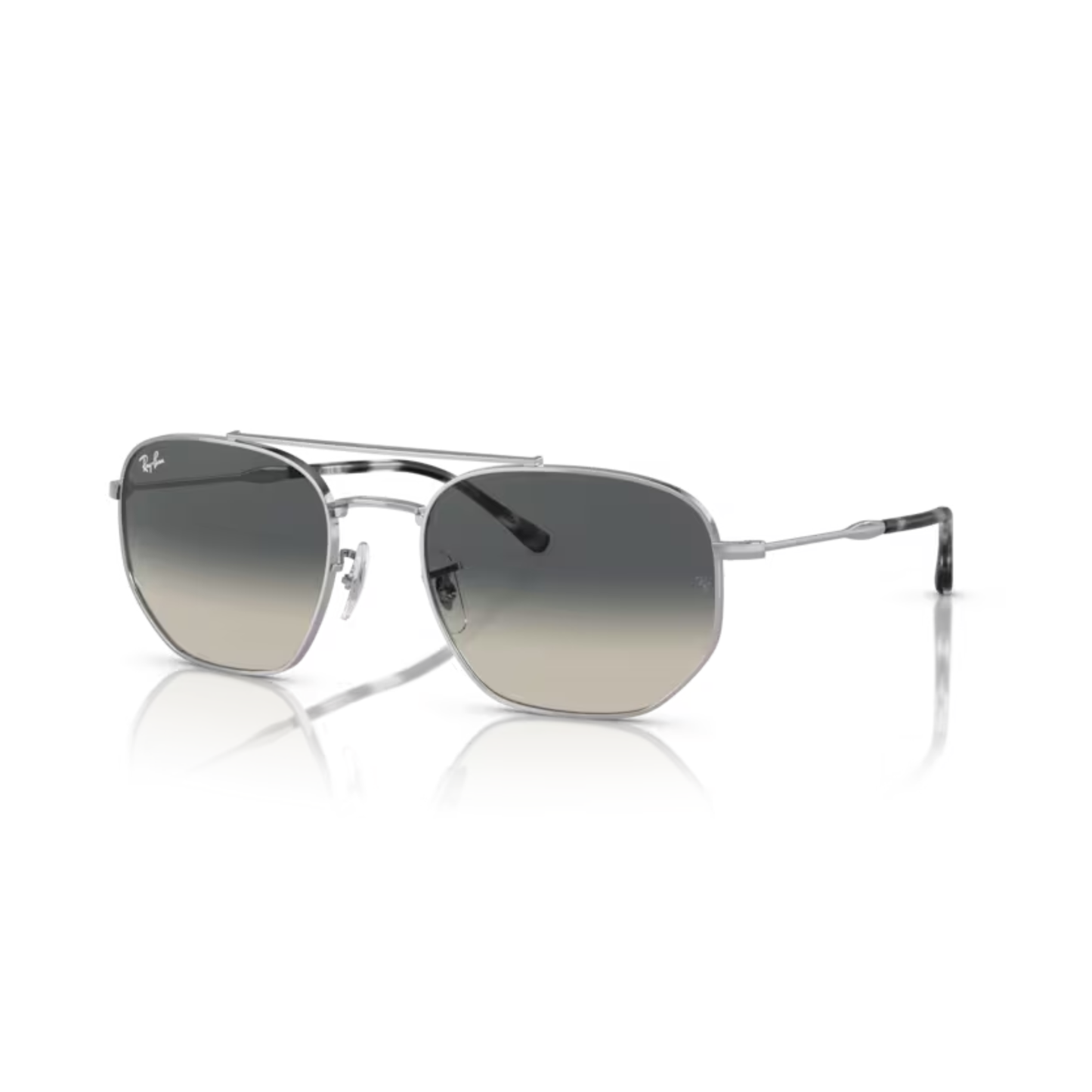 Ray-Ban RB3707 unisex irregular metal sunglasses with a full-rim designer frame and premium UV-protective lenses.