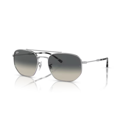 Ray-Ban RB3707 unisex irregular metal sunglasses with a full-rim designer frame and premium UV-protective lenses.
