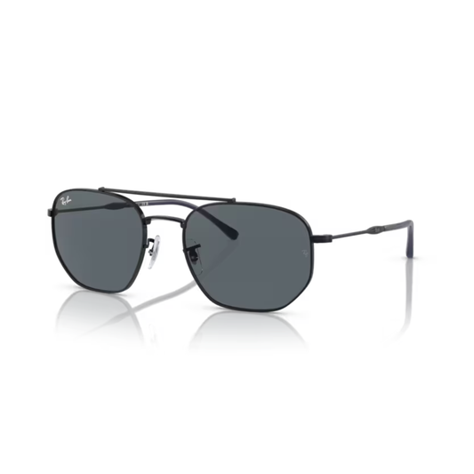 Ray-Ban RB3707 unisex irregular metal sunglasses with a full-rim designer frame and premium UV-protective lenses.