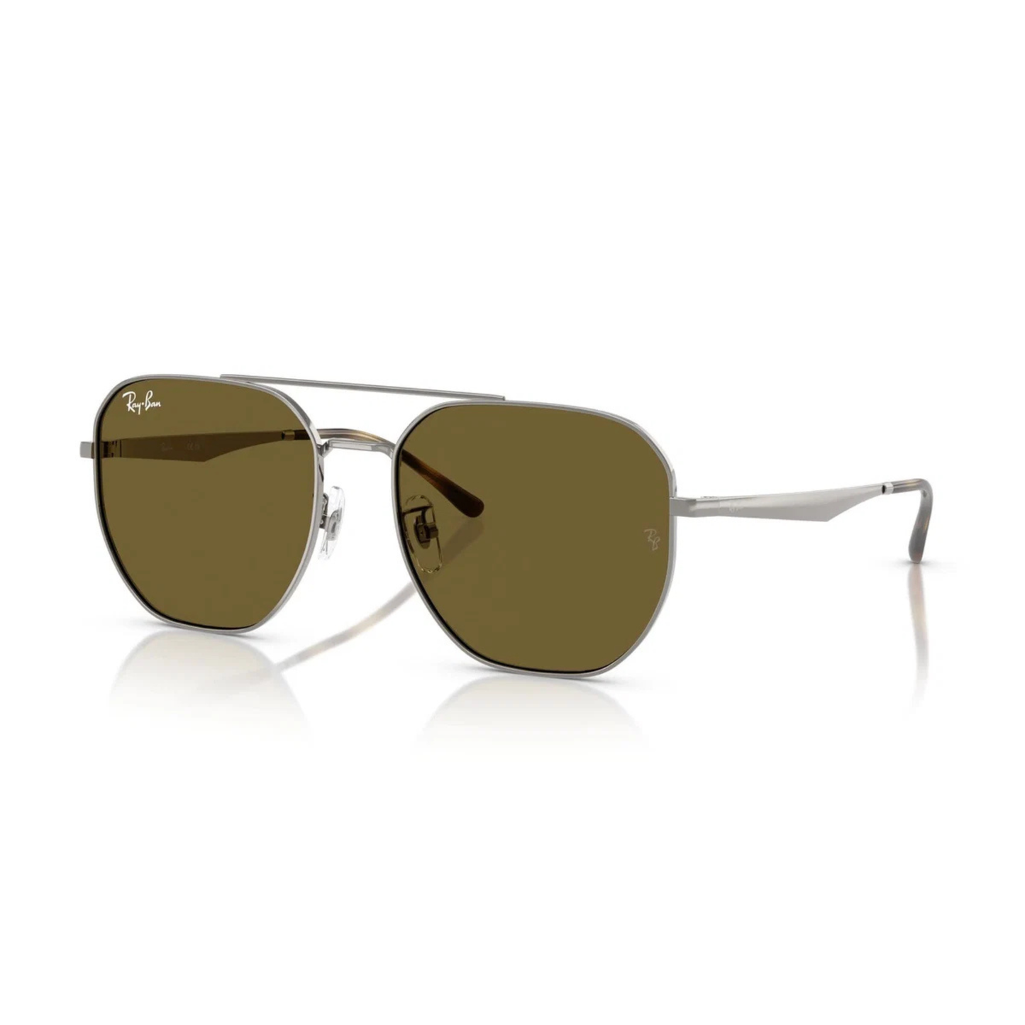 Ray-Ban RB3724D irregular unisex metal sunglasses with a bold full-rim design and premium craftsmanship.