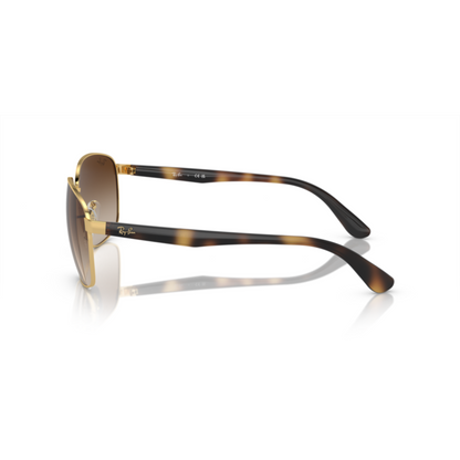 Ray-Ban RB3725I unisex rectangle metal full-rim sunglasses with premium craftsmanship and UV-protective lenses.