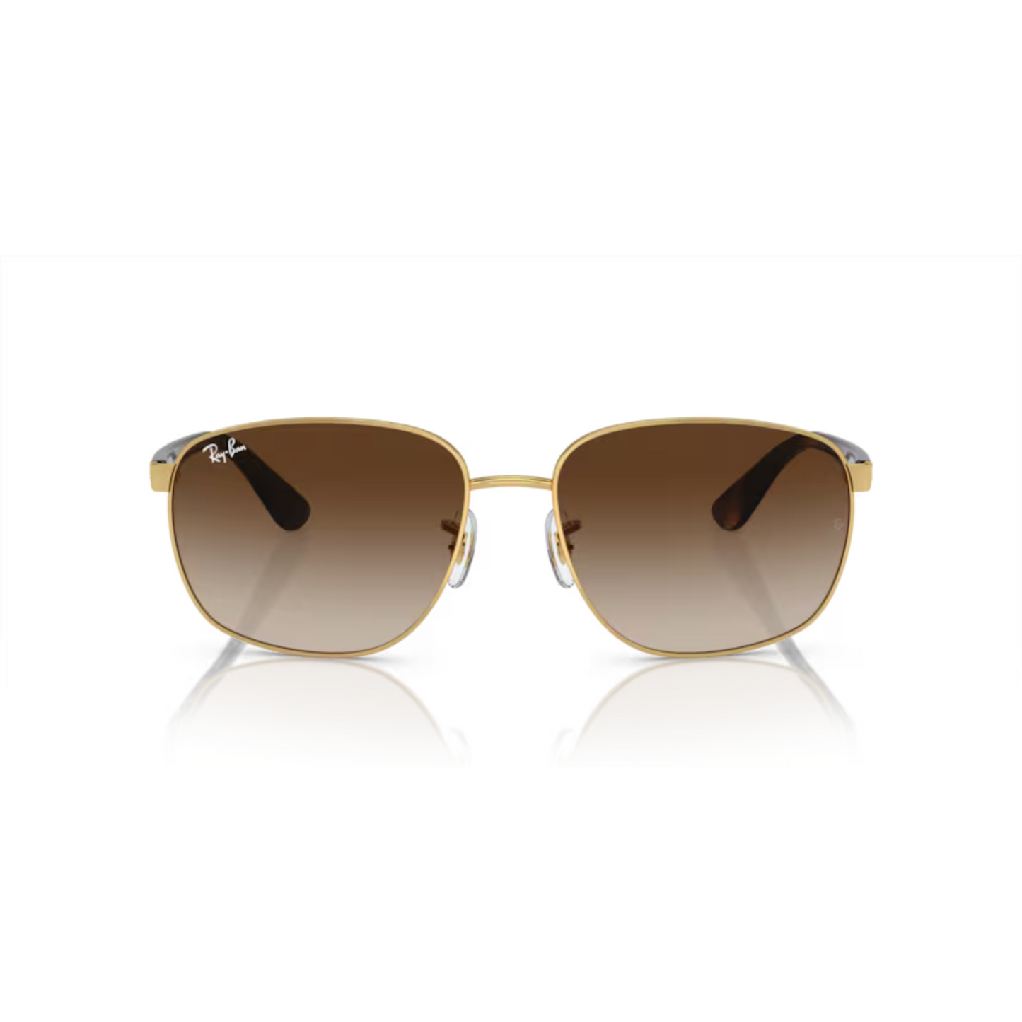 Ray-Ban RB3725I unisex rectangle metal full-rim sunglasses with premium craftsmanship and UV-protective lenses.