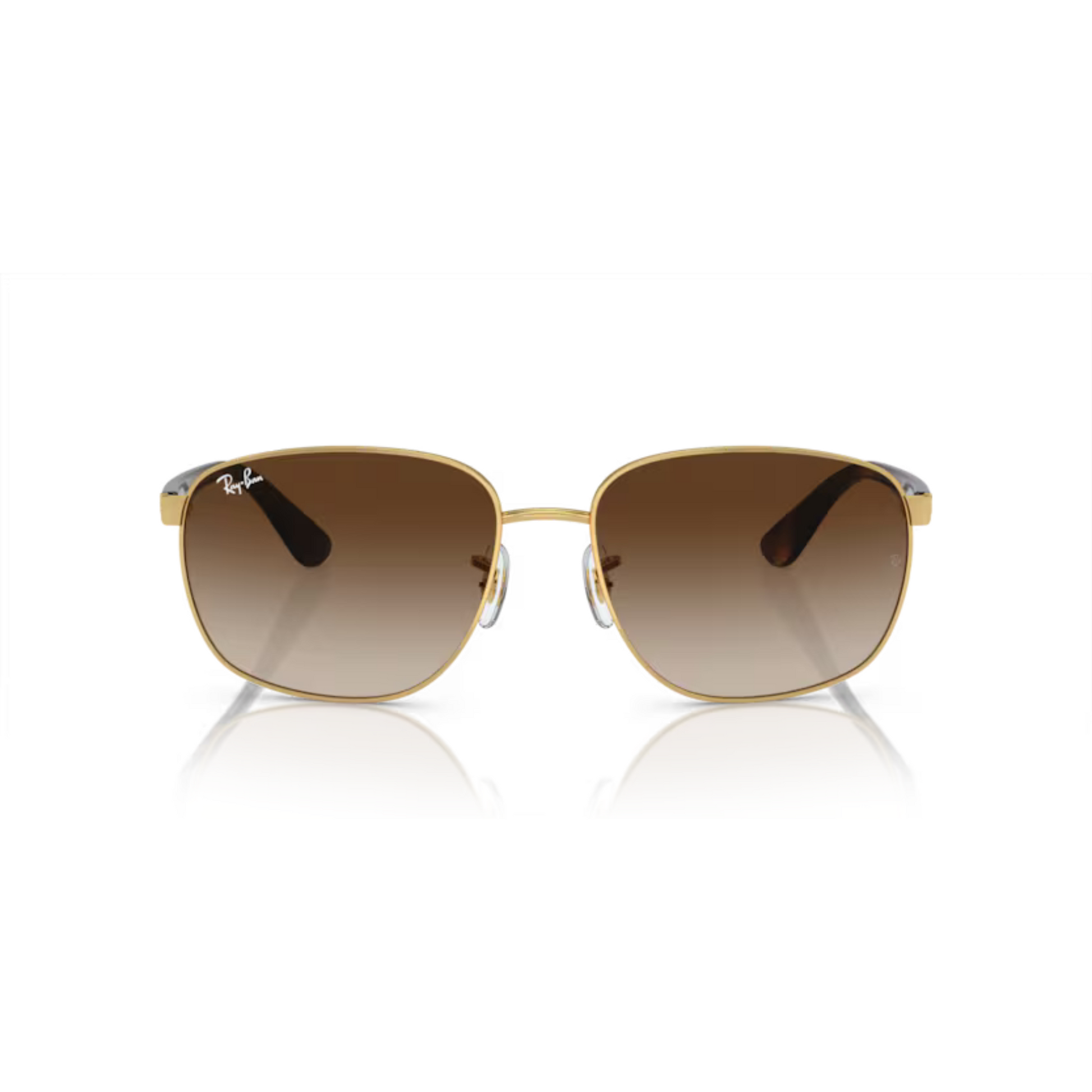 Ray-Ban RB3725I unisex rectangle metal full-rim sunglasses with premium craftsmanship and UV-protective lenses.