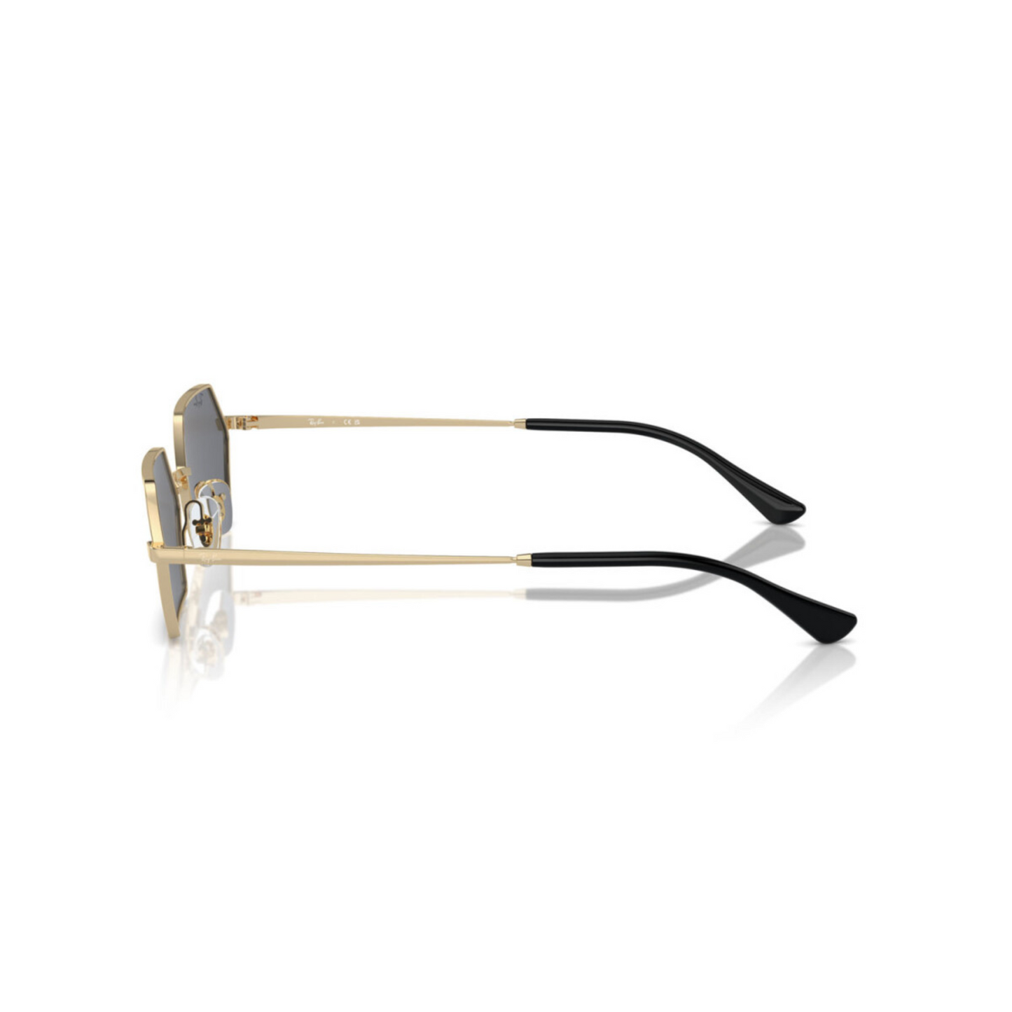 Ray-Ban RB3728 unisex irregular metal sunglasses with a sleek full-rim frame and contemporary designer styling.