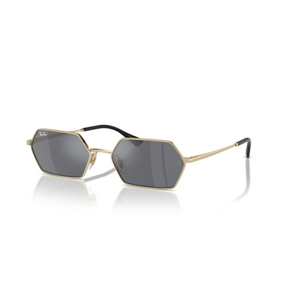 Ray-Ban RB3728 unisex irregular metal sunglasses with a sleek full-rim frame and contemporary designer styling.