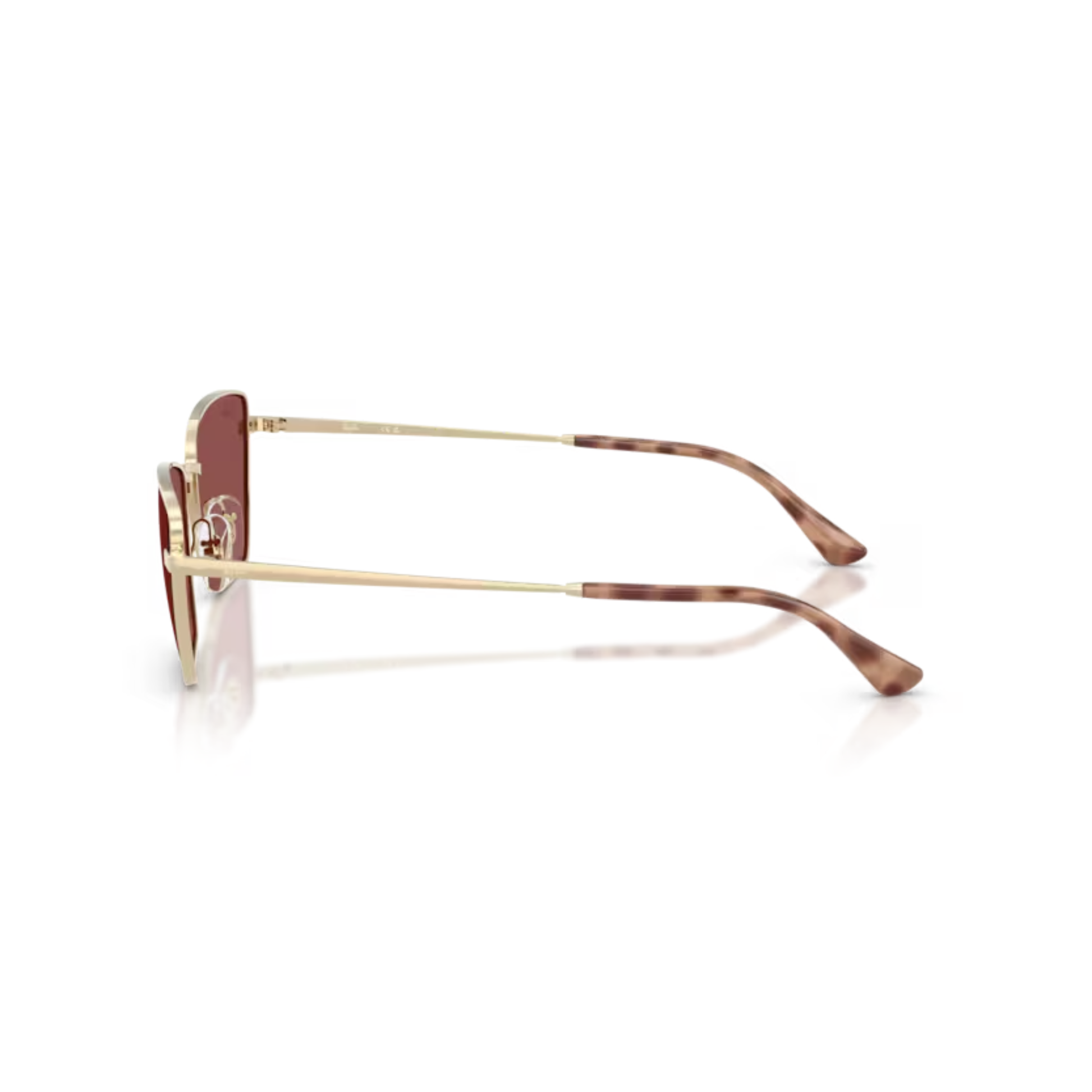 Ray-Ban RB3783 women's irregular metal full-rim sunglasses with contemporary designer styling.