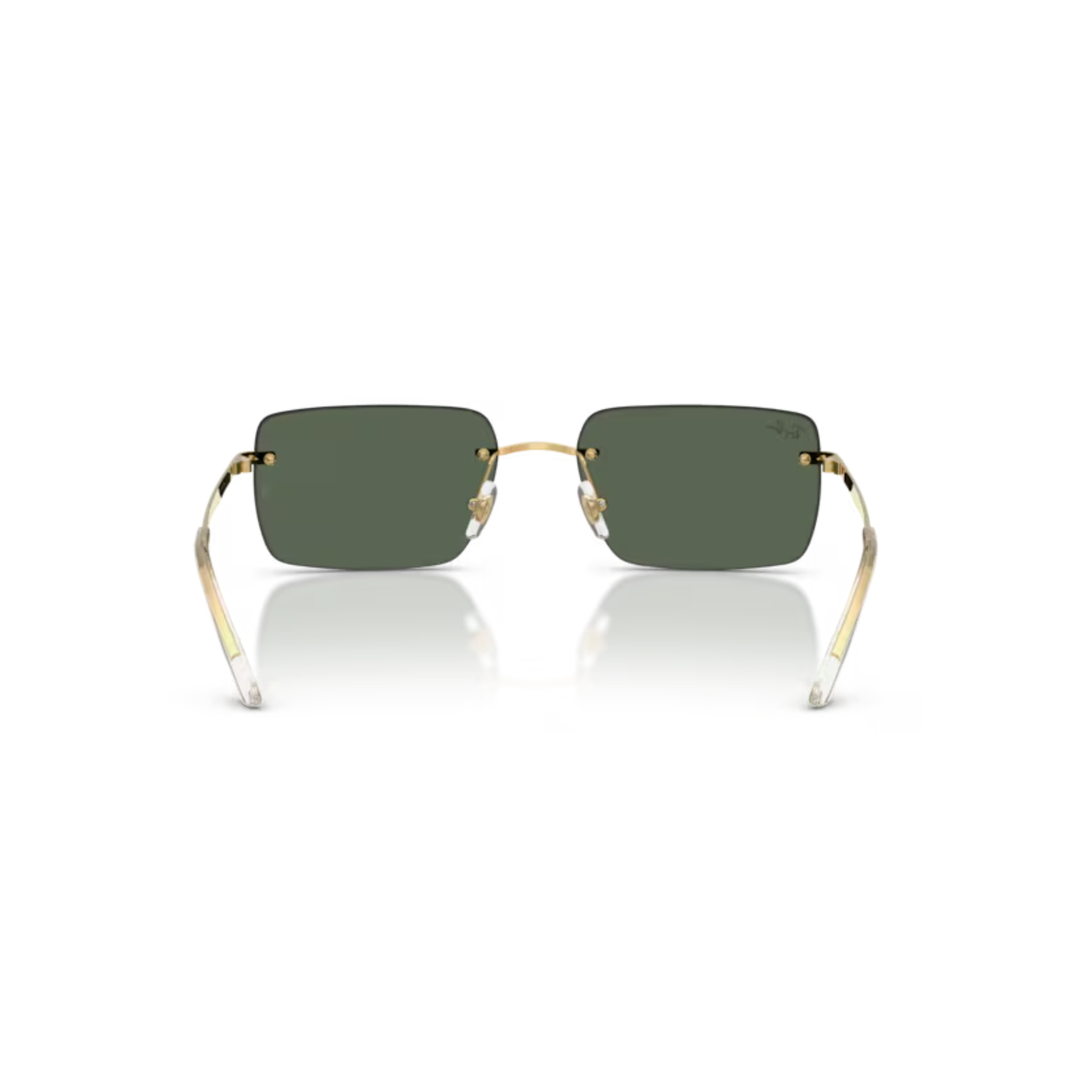 Ray-Ban RB3786I Rimless Rectangle Metal Sunglasses Detail View