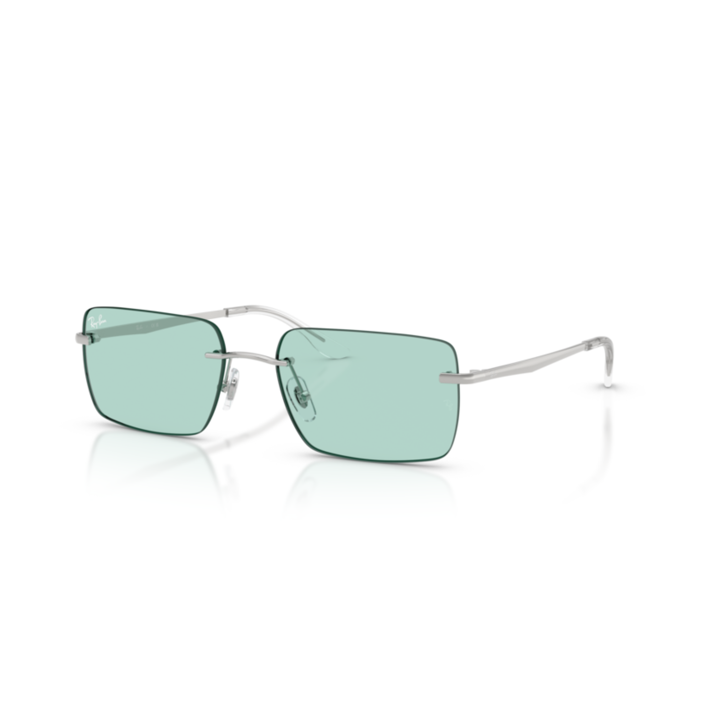 Ray-Ban RB3786I Rimless Rectangle Metal Sunglasses Side View