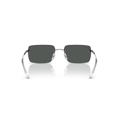 Ray-Ban RB3786I unisex rectangle metal sunglasses with premium UV protection lenses and luxury designer styling