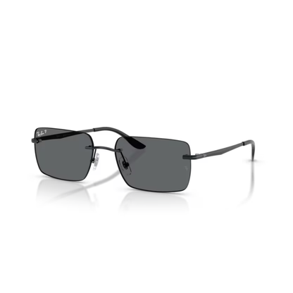 Ray-Ban RB3786I unisex rectangle metal sunglasses with premium UV protection lenses and luxury designer styling