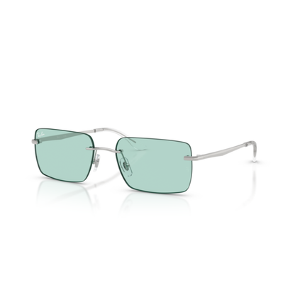 Ray-Ban RB3786I unisex rectangle metal sunglasses with premium UV protection lenses and luxury designer styling