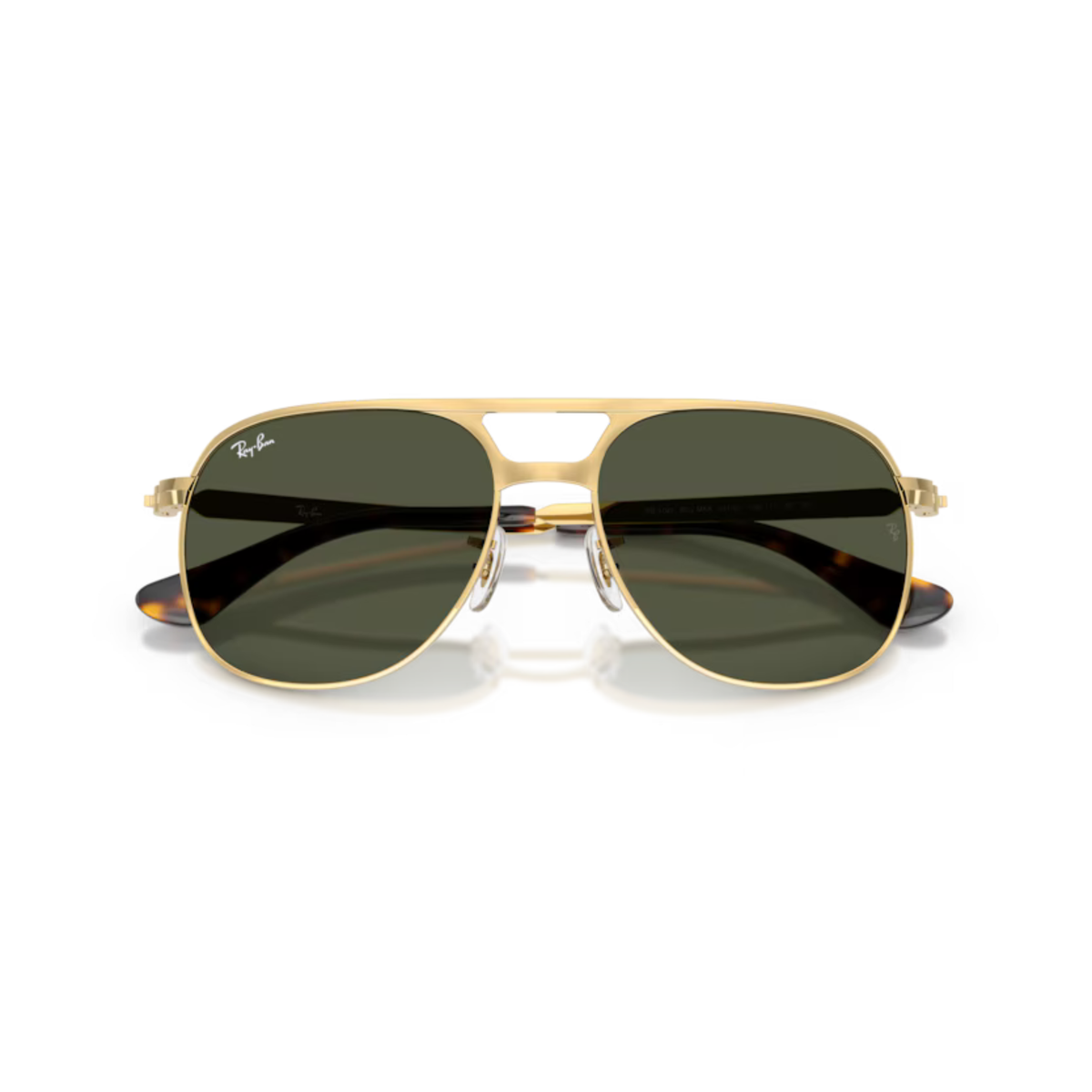 Ray-Ban RB3793 Bill Max unisex metal square sunglasses three-quarter view