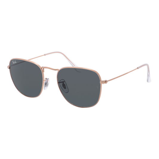 Ray-Ban RB3857 unisex square metal sunglasses with full-rim construction and signature Ray-Ban styling.