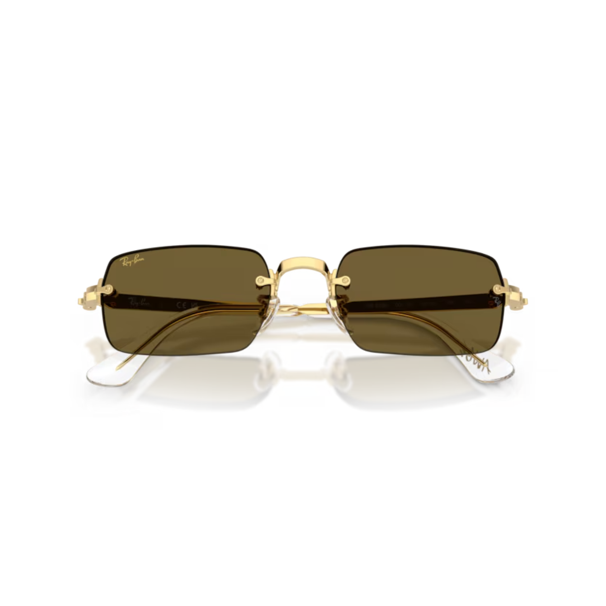 Ray-Ban RB3928 A$AP Rocky rimless unisex sunglasses with rectangle metal frame and luxury streetwear styling