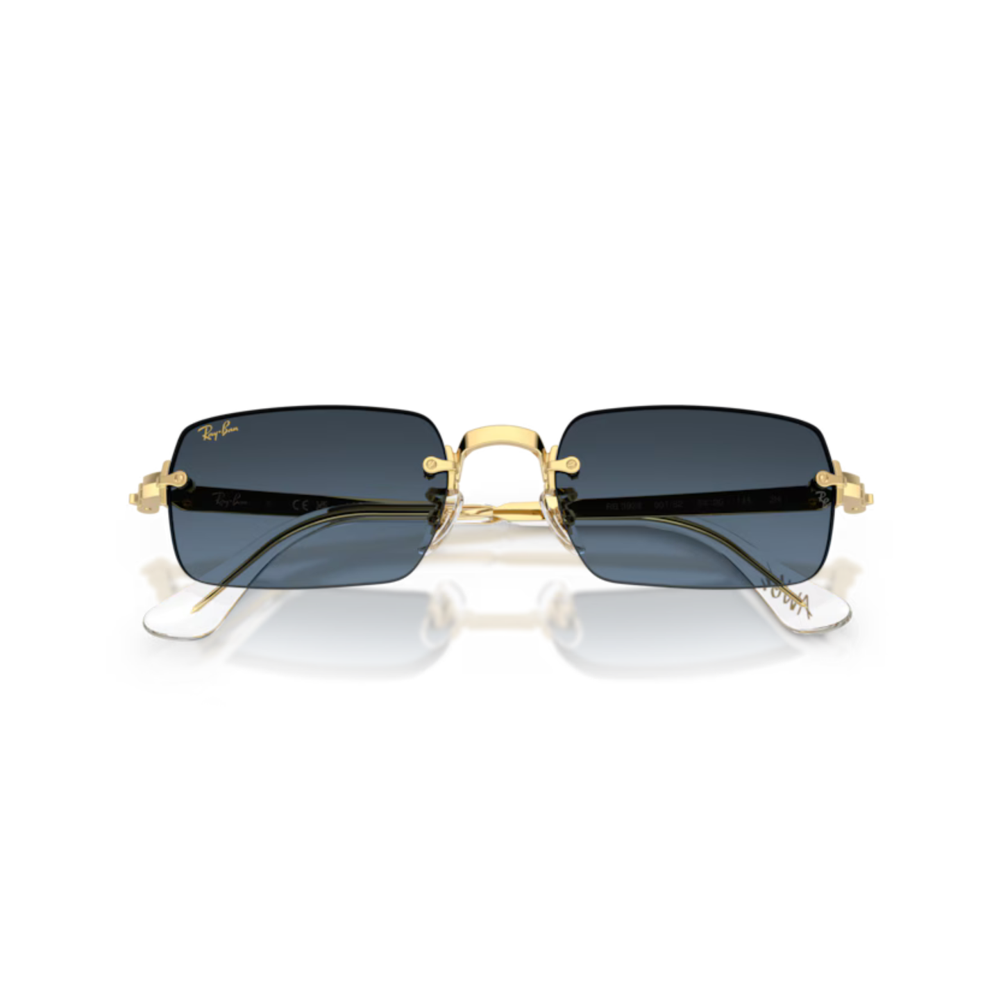 Ray-Ban RB3928 A$AP Rocky rimless unisex sunglasses with rectangle metal frame and luxury streetwear styling