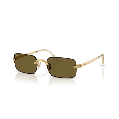 Ray-Ban RB3928 A$AP Rocky rimless unisex sunglasses with rectangle metal frame and luxury streetwear styling