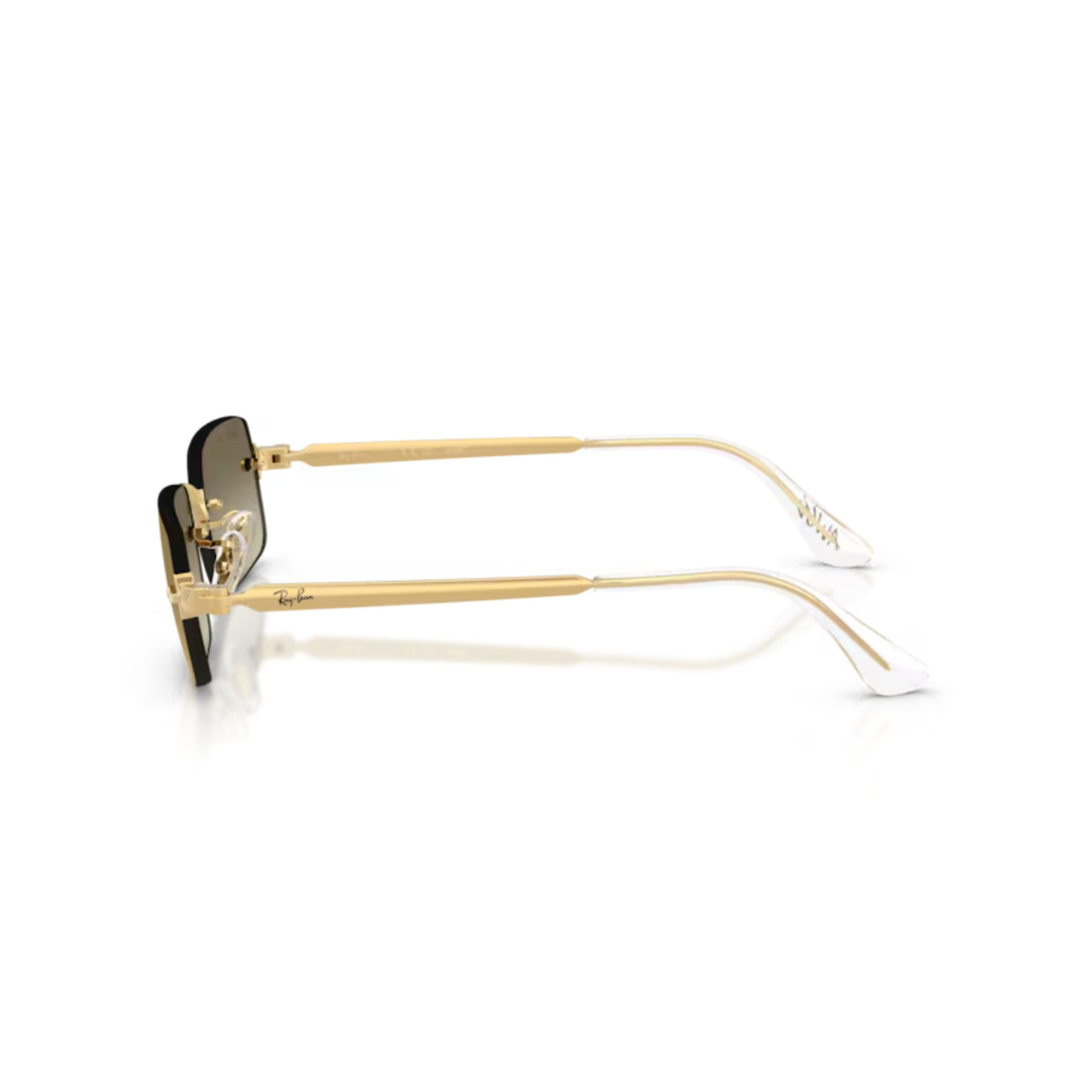 Ray-Ban RB3928 A$AP Rocky rimless unisex sunglasses with rectangle metal frame and luxury streetwear styling