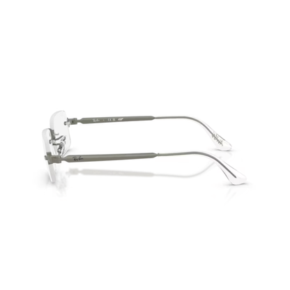 Ray-Ban RB3928V A$AP Rocky rimless unisex optical frame with rectangle metal styling