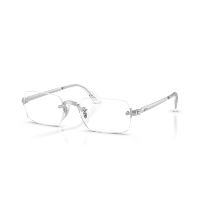 Ray-Ban RB3928V A$AP Rocky rimless unisex optical frame with rectangle metal styling