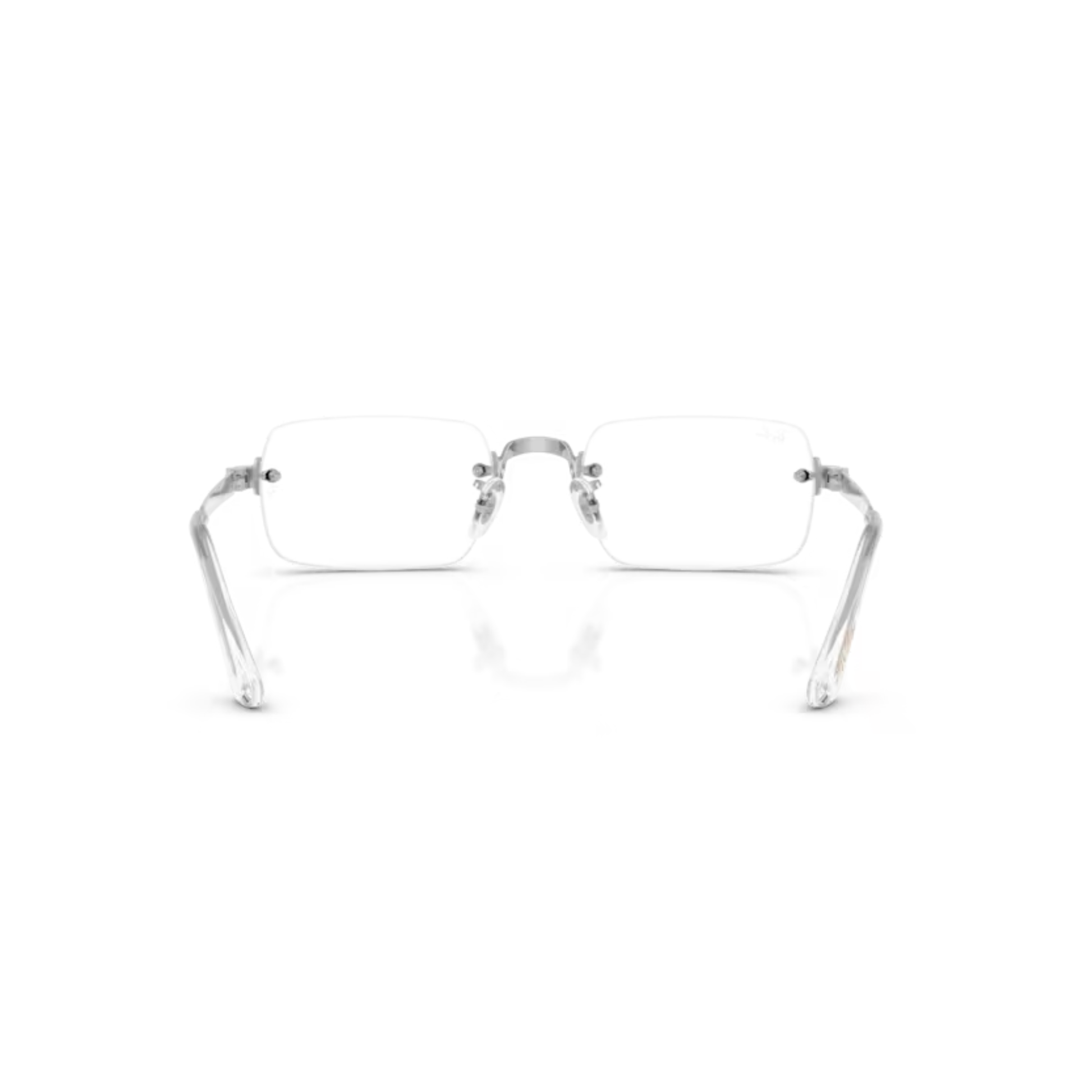 Ray-Ban RB3928V A$AP Rocky rimless unisex optical frame with rectangle metal styling