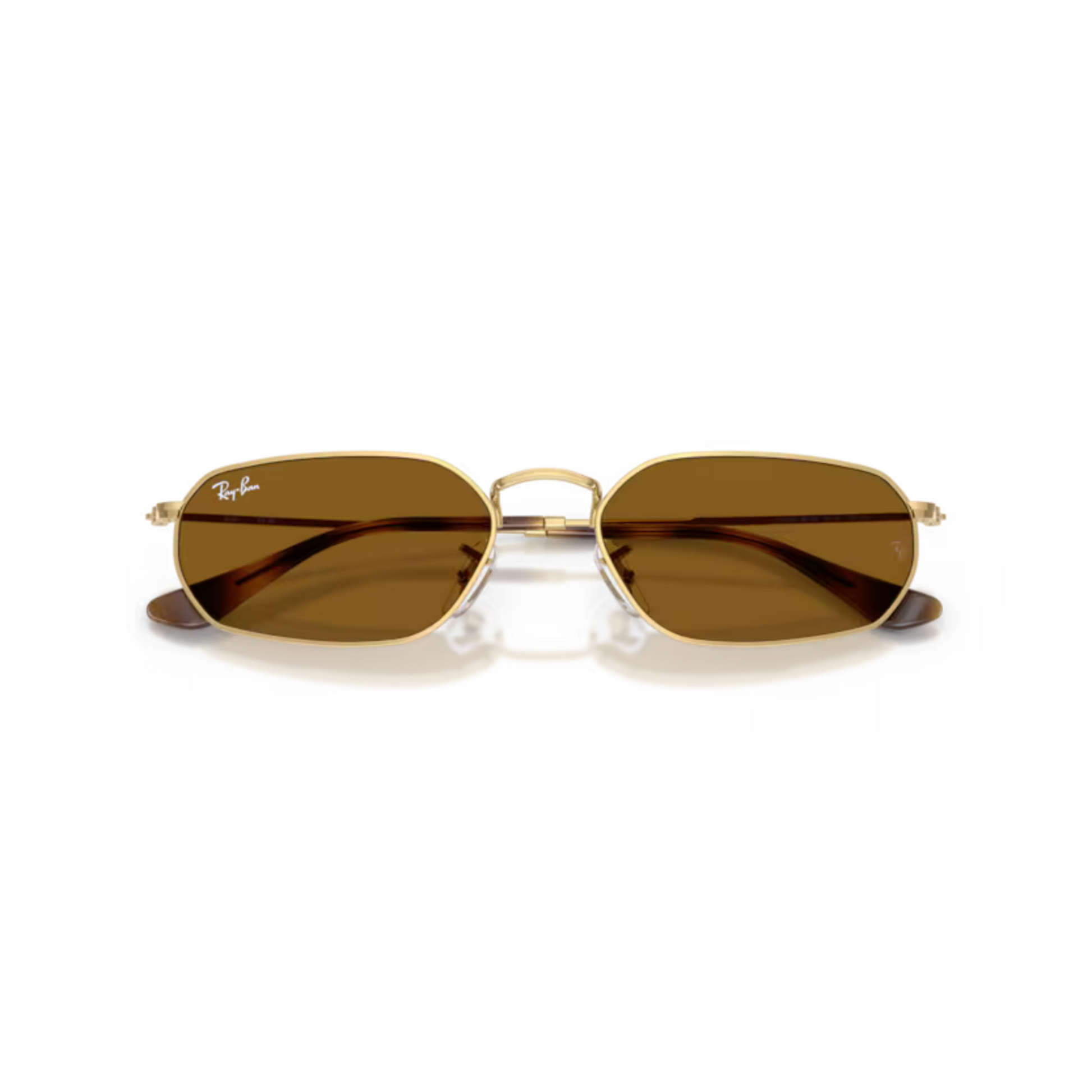 Ray-Ban RB3947 unisex rectangle metal sunglasses with a lightweight full-rim design and premium UV-protective lenses.
