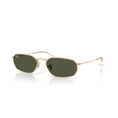Ray-Ban RB3947 unisex rectangle metal sunglasses with a lightweight full-rim design and premium UV-protective lenses.