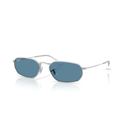 Ray-Ban RB3947 unisex rectangle metal sunglasses with a lightweight full-rim design and premium UV-protective lenses.