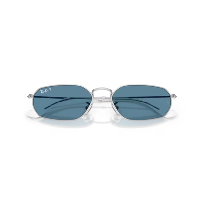 Ray-Ban RB3947 unisex rectangle metal sunglasses with a lightweight full-rim design and premium UV-protective lenses.