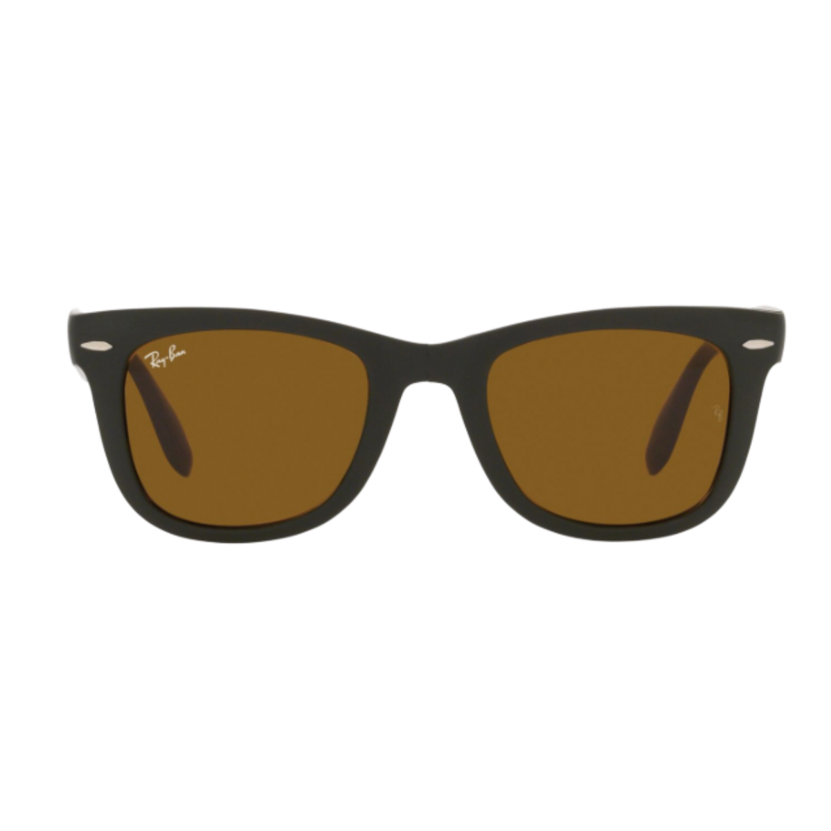 Ray-Ban RB4105 unisex nylon square folding sunglasses nylon front view