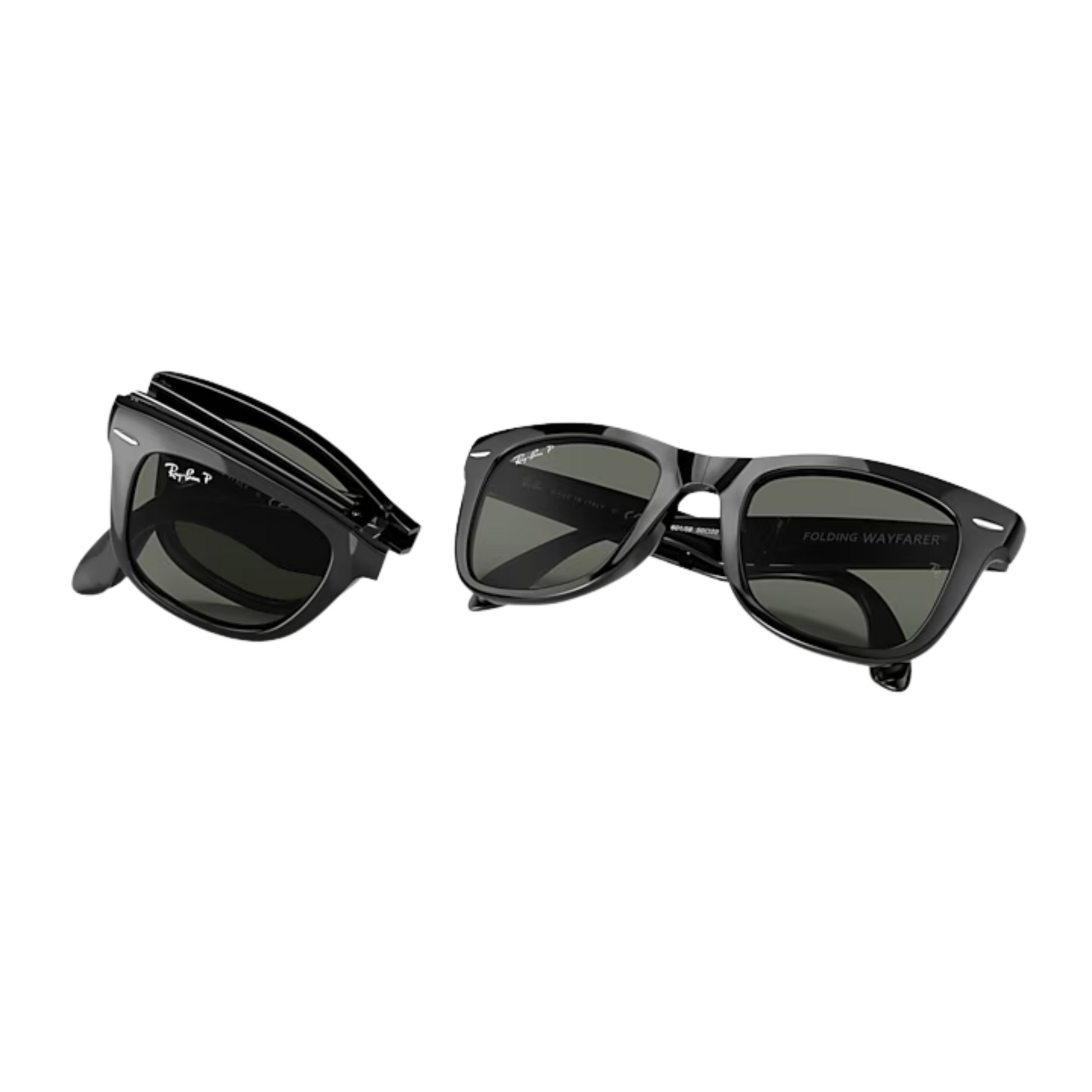 Ray-Ban RB4105 unisex nylon square folding sunglasses nylon hinge detail