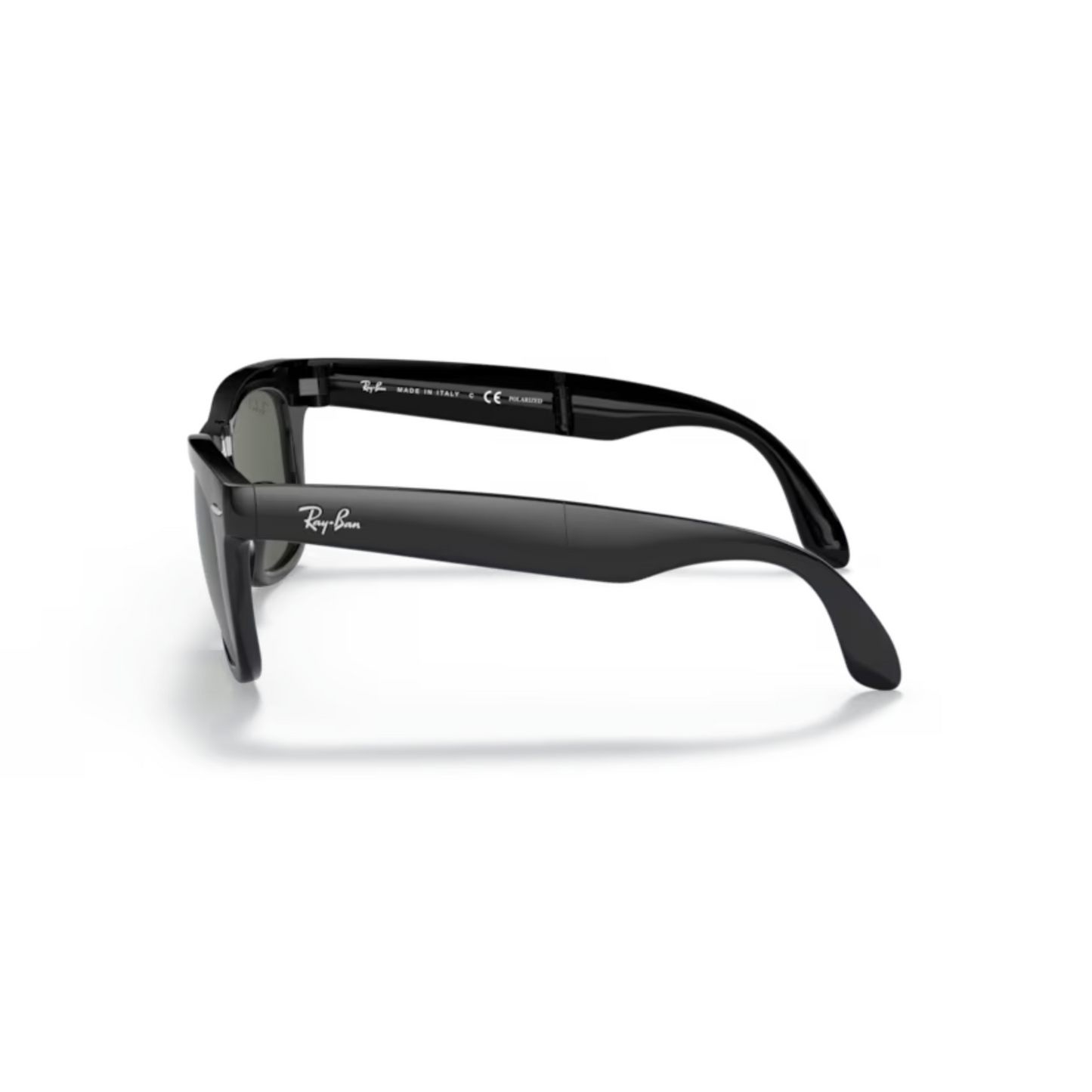 Ray-Ban RB4105 unisex nylon square folding sunglasses side profile
