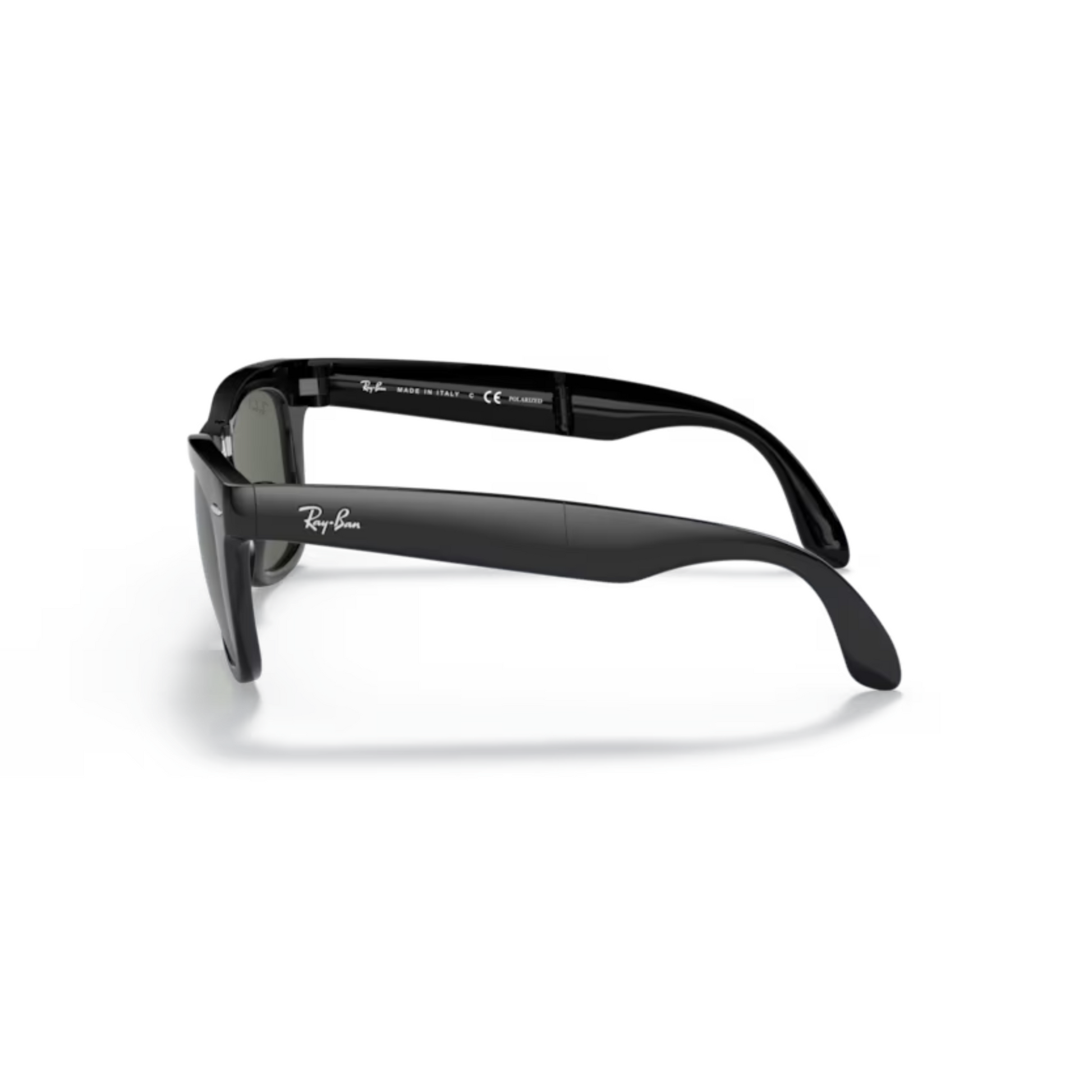 Ray-Ban RB4105 unisex nylon square folding sunglasses side profile