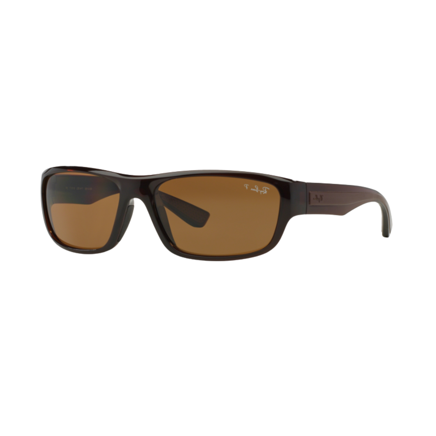 Ray-Ban RB4196 men's rectangle acetate sunglasses with full-rim design and polarized lenses.