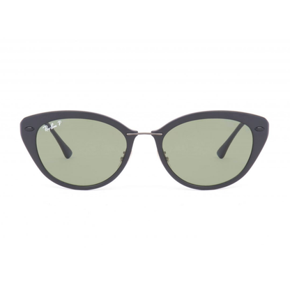 Ray-Ban RB4250 women's cat eye acetate sunglasses hinge frame close-up