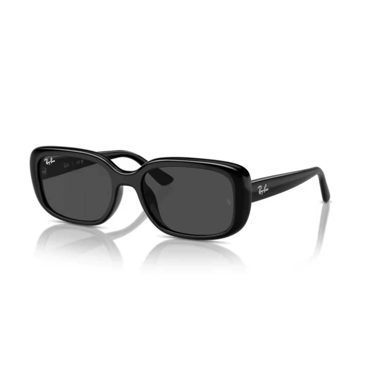 Ray-Ban RB4274 unisex nylon round sunglasses full-rim hinge detail